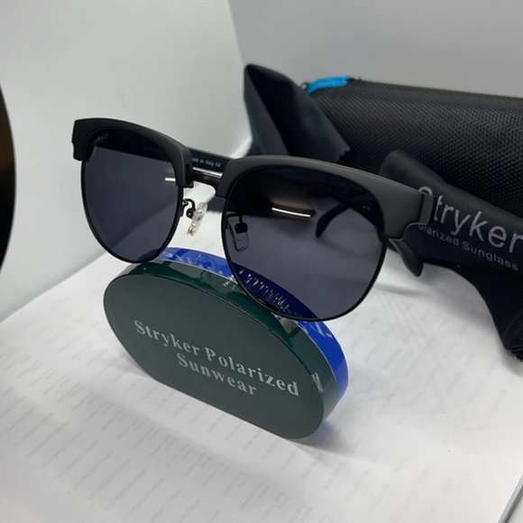 BNIB Stryker Popular UNISEX Club Master style Polarized lenses ST06219 - Picture 8 of 8